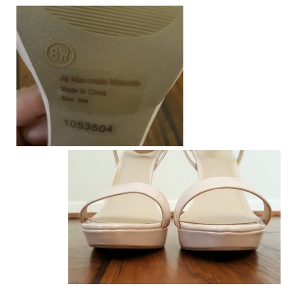 "BRAND NEW" Charlotte Russe Heels size 8W - Picture 4 of 5
